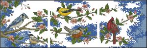 Птицы и цветы