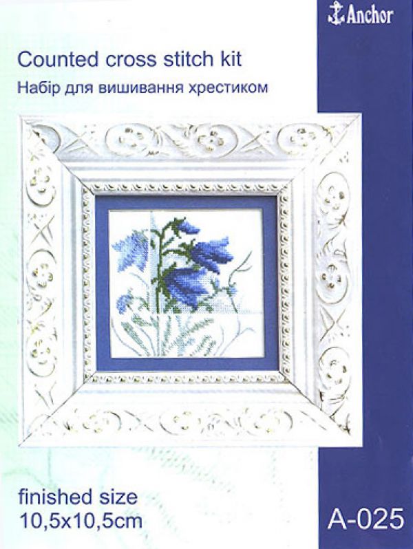 схема вышивки крестом колокольчики
