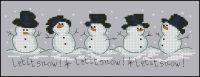 схема для вышивки крестом Let it snow