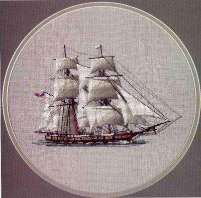Вышивка крестом Tall ship Niagara